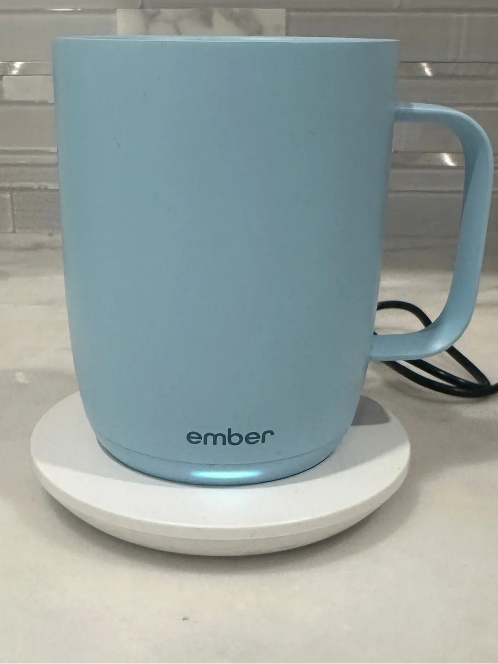 Ember 14oz MUG Temp. Control - Powder Blue - OPEN BOX - USED